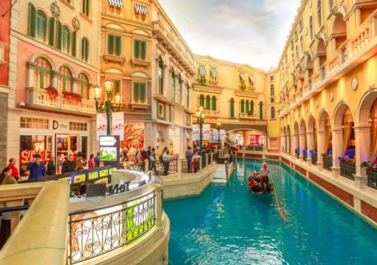 더 베네치안 마카오 실내 운하 곤돌라 체험