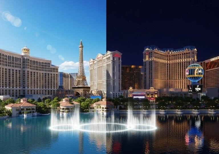 라스베이거스 역사 — 벨라지오와 시저스 팰리스가 상징하는 메가리조트 시대