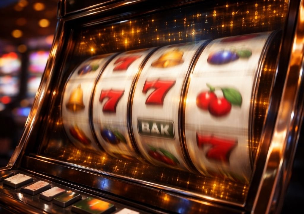 슬롯머신 변동성과 RNG 기반 확률 구조를 보여주는 카지노 슬롯 이미지