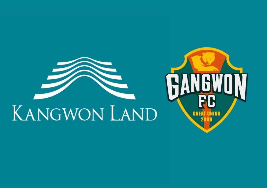 강원랜드 강원FC 후원 확정 관련 로고 이미지