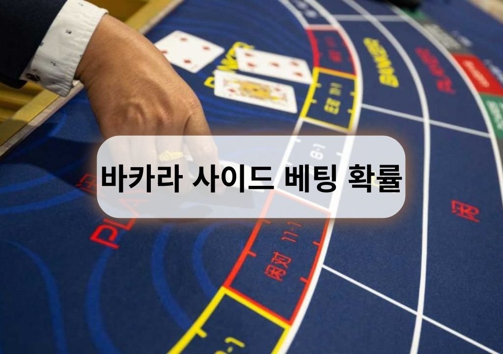 바카라 사이드 베팅 확률과 배당률 설명 바카라 페어 타이 슈퍼식스 베팅