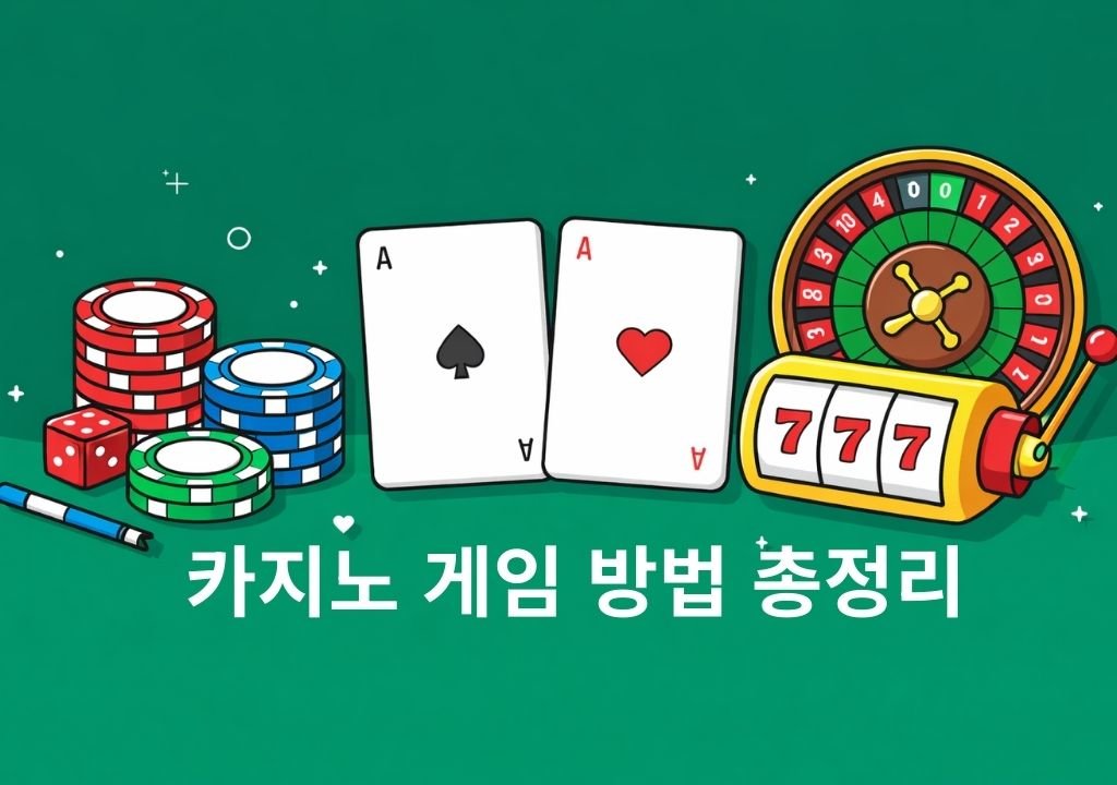 카지노 게임 방법 가이드 바카라 블랙잭 룰렛 슬롯머신