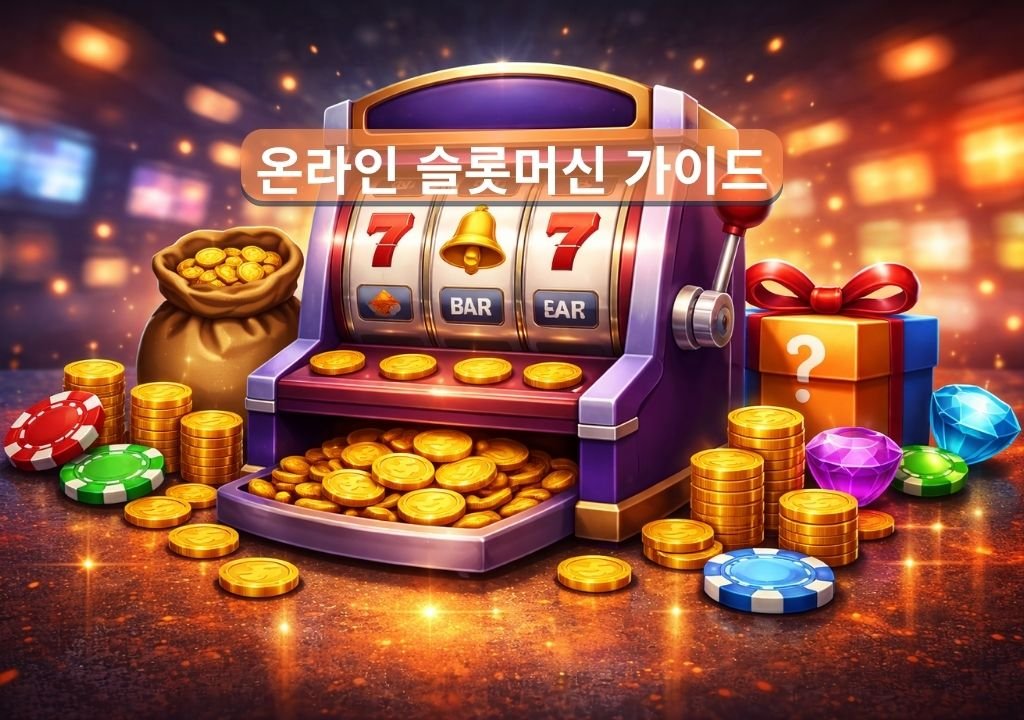 온라인 슬롯머신 가이드 RNG 구조를 설명하는 슬롯머신 작동 이미지