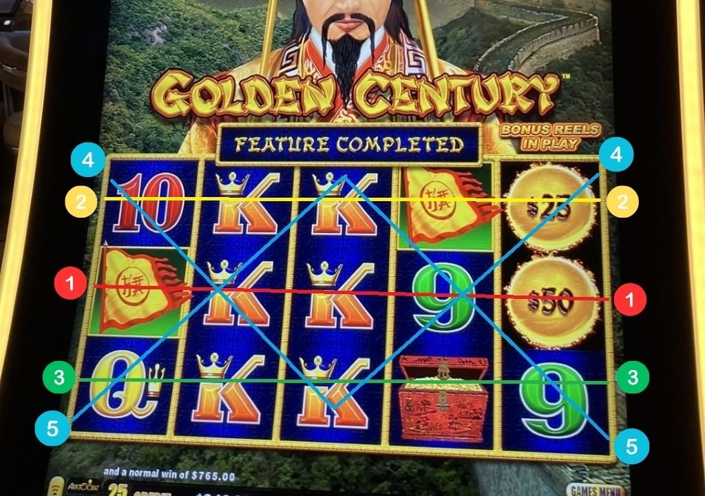 슬롯머신 라인과 페이라인 구조 예시 – 슬롯 당첨 라인 연결 방식 설명